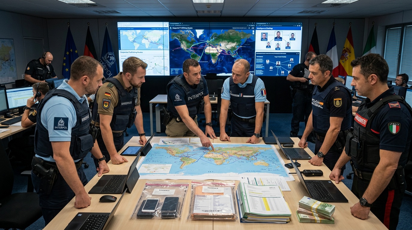 13 svenskar gripna i global narkotikahärva som avslöjades av två mobiltelefoner