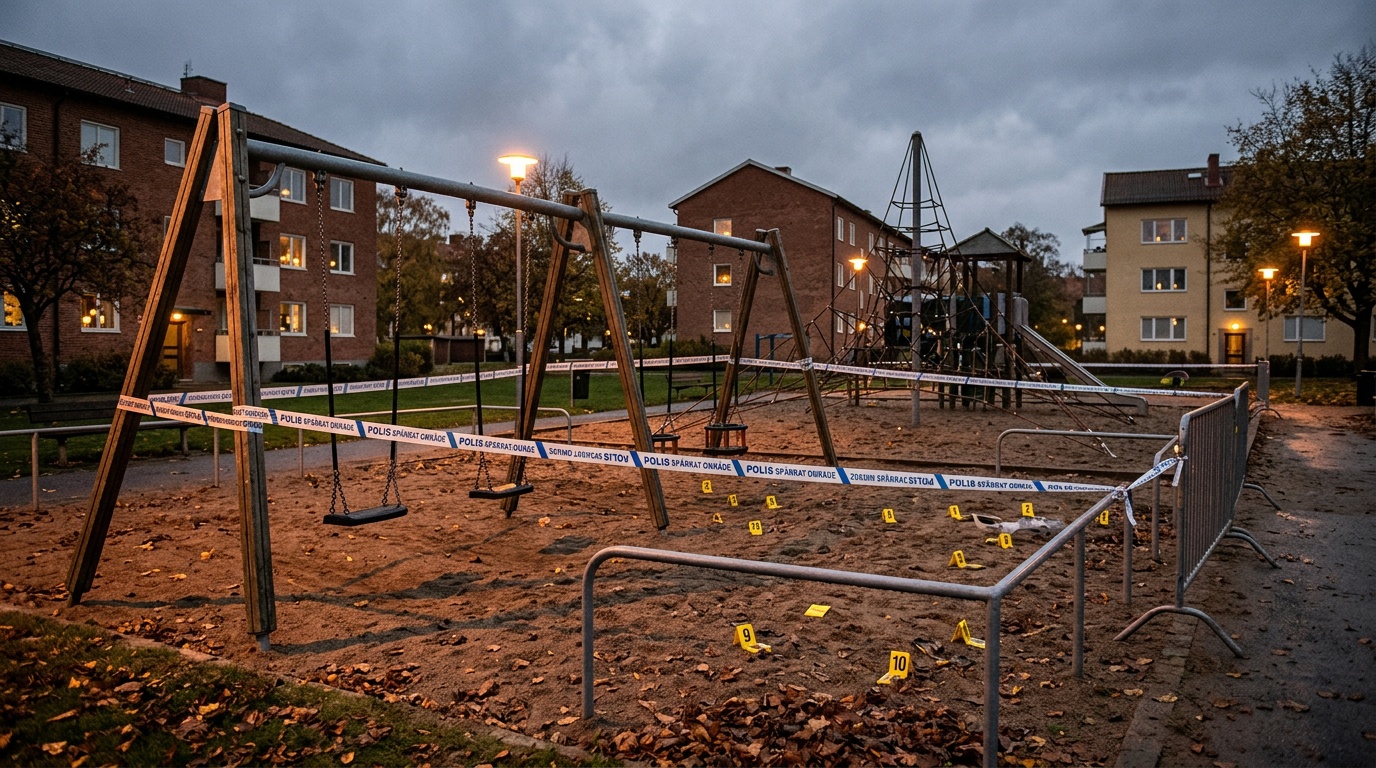 14-åring dömd för mord på lekplats i Norrköping, kan inte straffas