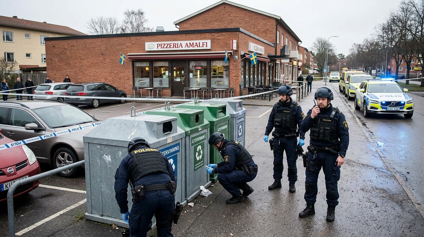14-åring gripen på praoplats misstänkt för skjutning i Solna