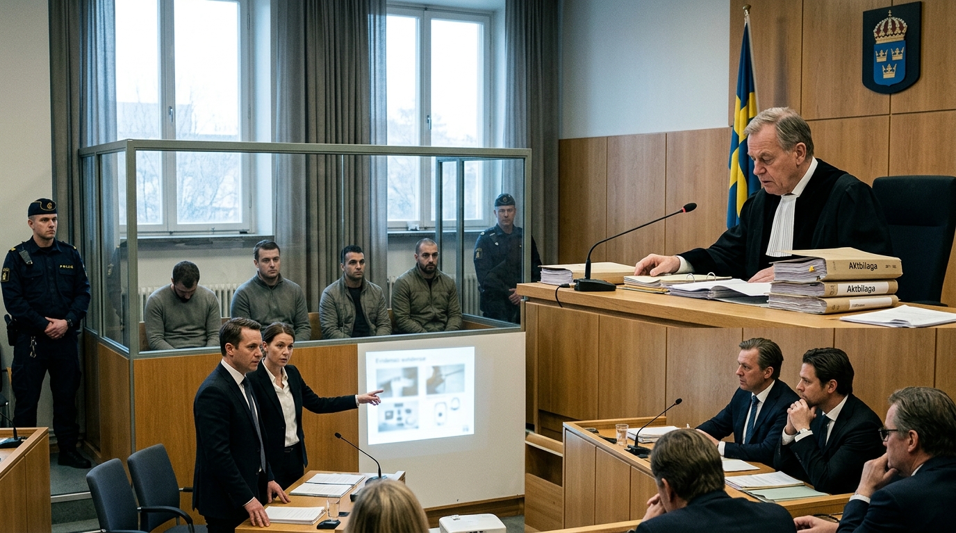 15 personer åtalas efter moskémordet i Örebro