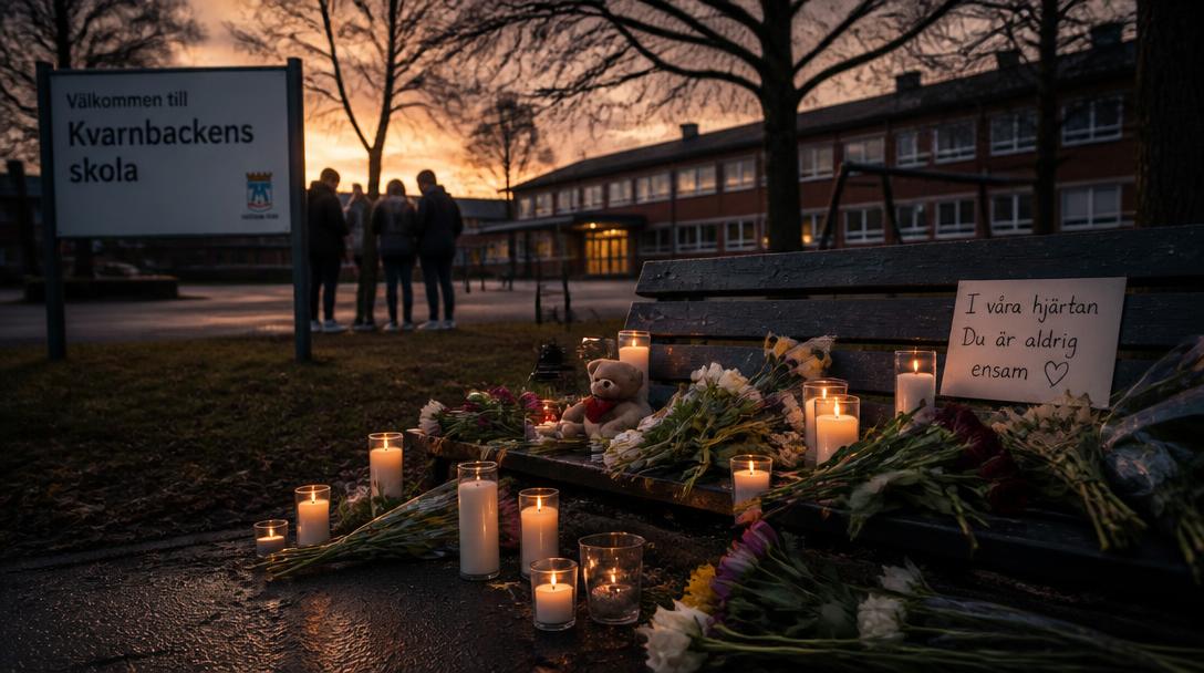 17-årig flicka dödad i skolattack i Fagersta – vänner sörjer