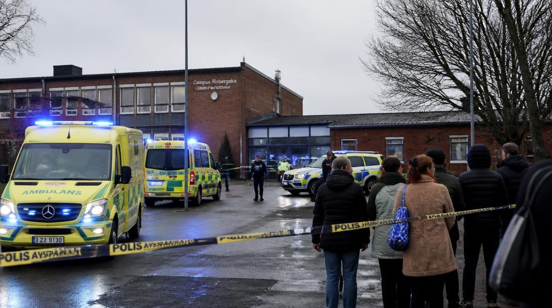 17-årig flicka dödad i svärdattack på skola i Fagersta