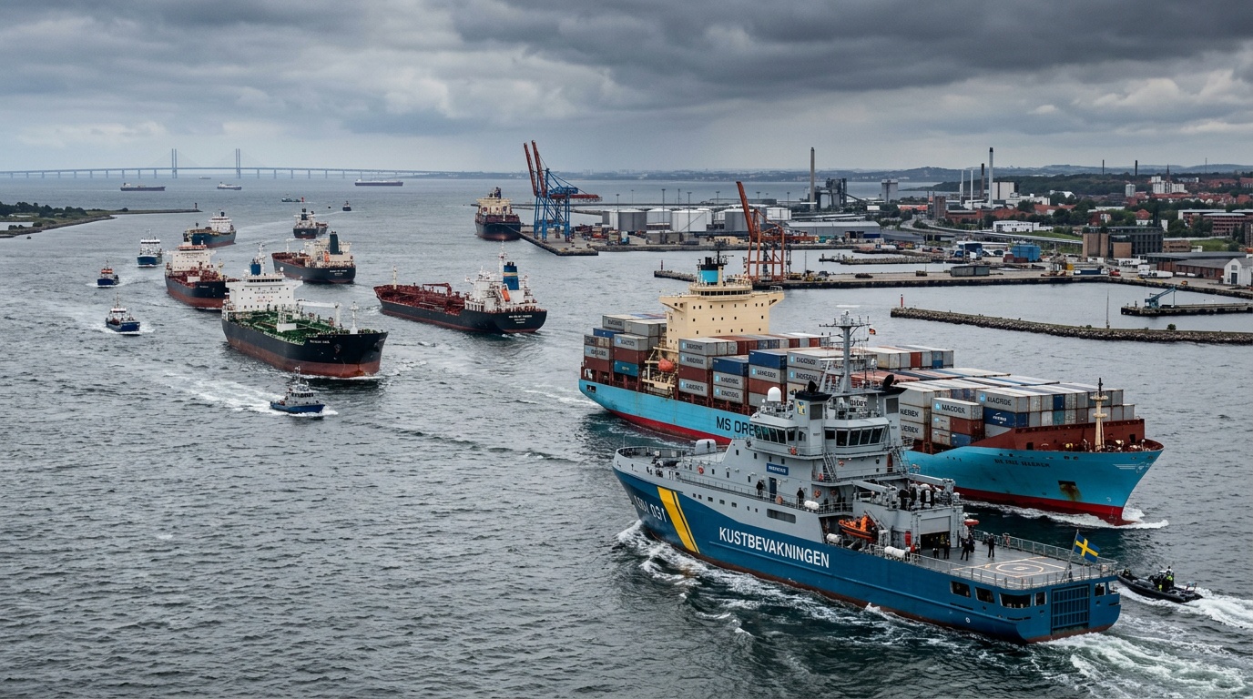 172 sanktionerade fartyg passerade Öresund på sju veckor utan åtgärd