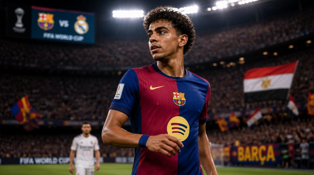 18-årige Barcelona-nyförvärvet ska avgöra Egyptens VM-åttondel mot Argentina