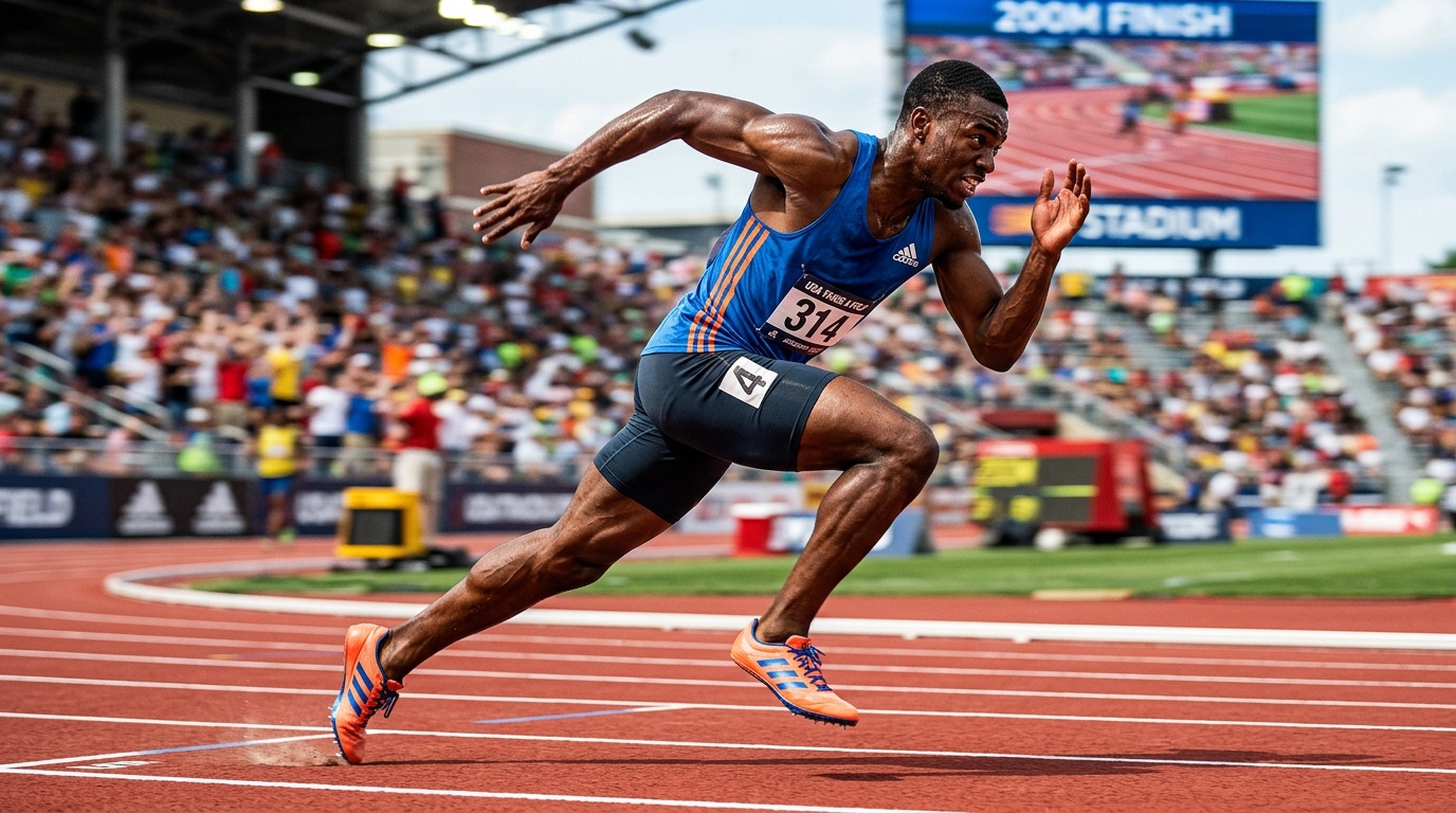 18-årige Gout Gout springer snabbare än Bolt, sätter australiskt rekord på 19,67