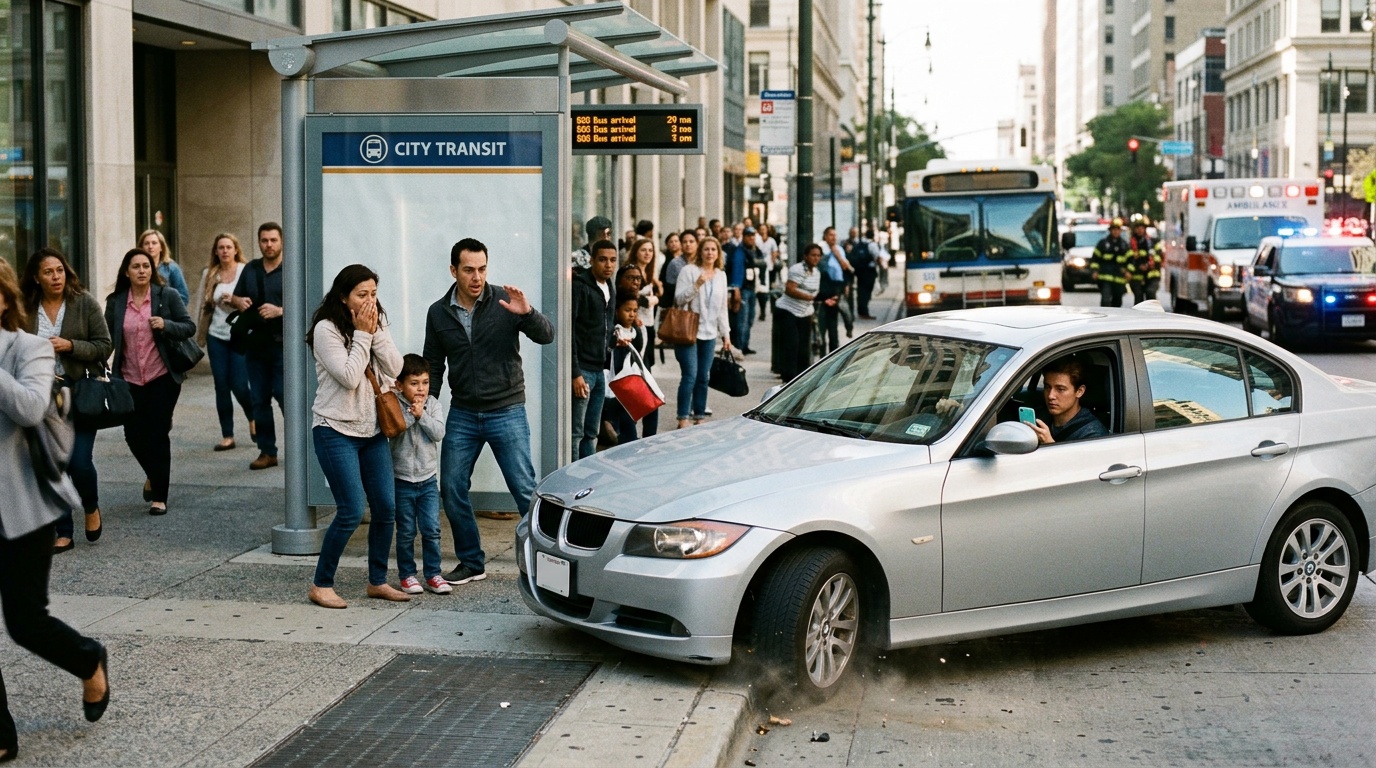 18-åring åtalas efter mobilfilmning orsakade krock mot barnvagn i Malmö