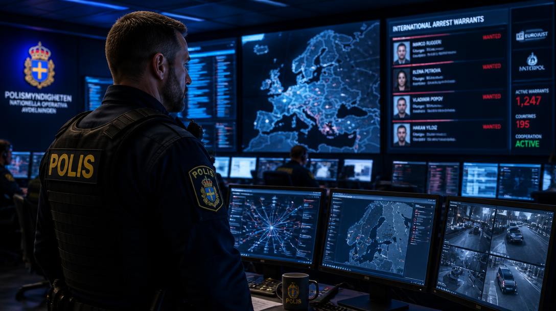 188 efterlysta svenskar gripna utomlands i år, en ökning med 31