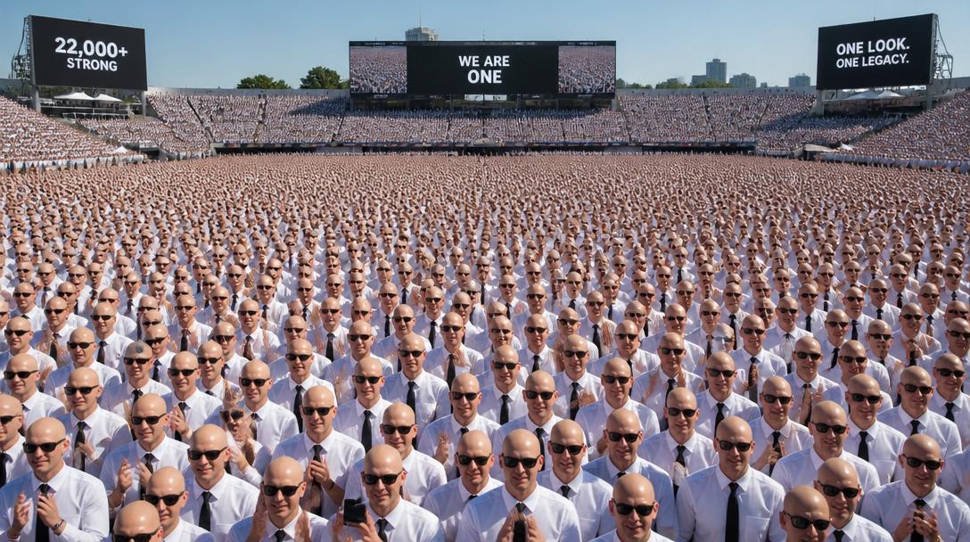 22 141 fans i flintskalleperuk satte världsrekord på Pitbull-konsert i London
