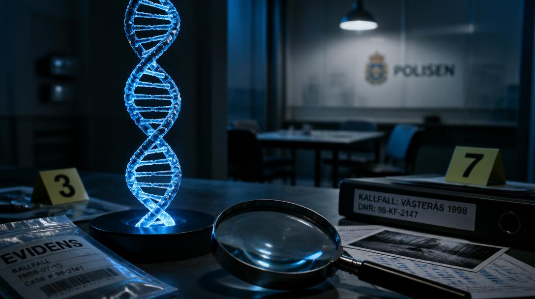45-åringen var rädd för att hittas med dna-teknik, vilket sedan skedde