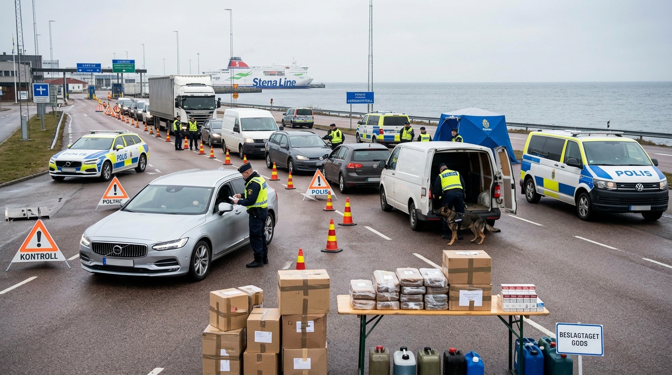 50-tal gripna i svenskledd europeisk polisinsats mot organiserad brottslighet