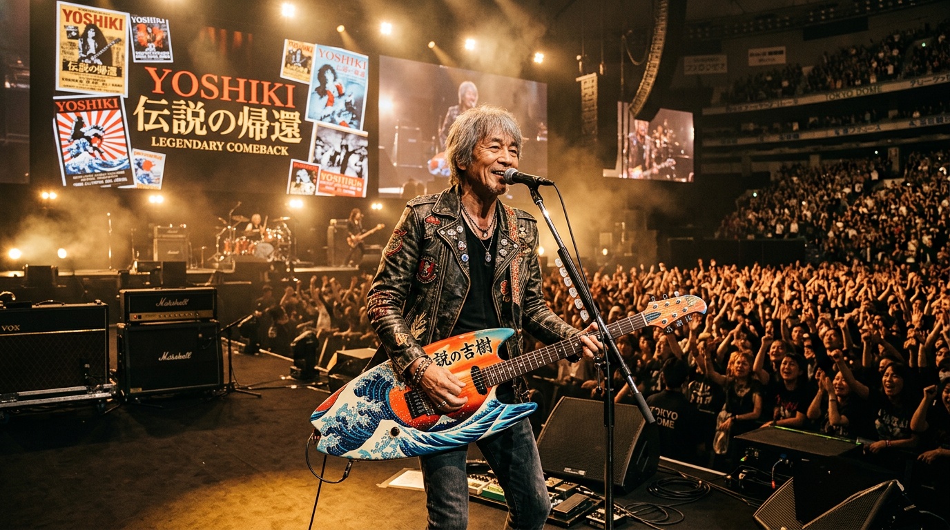 72-årige japansk gitarrlegende fick nytt liv efter viralt YouTube-klipp
