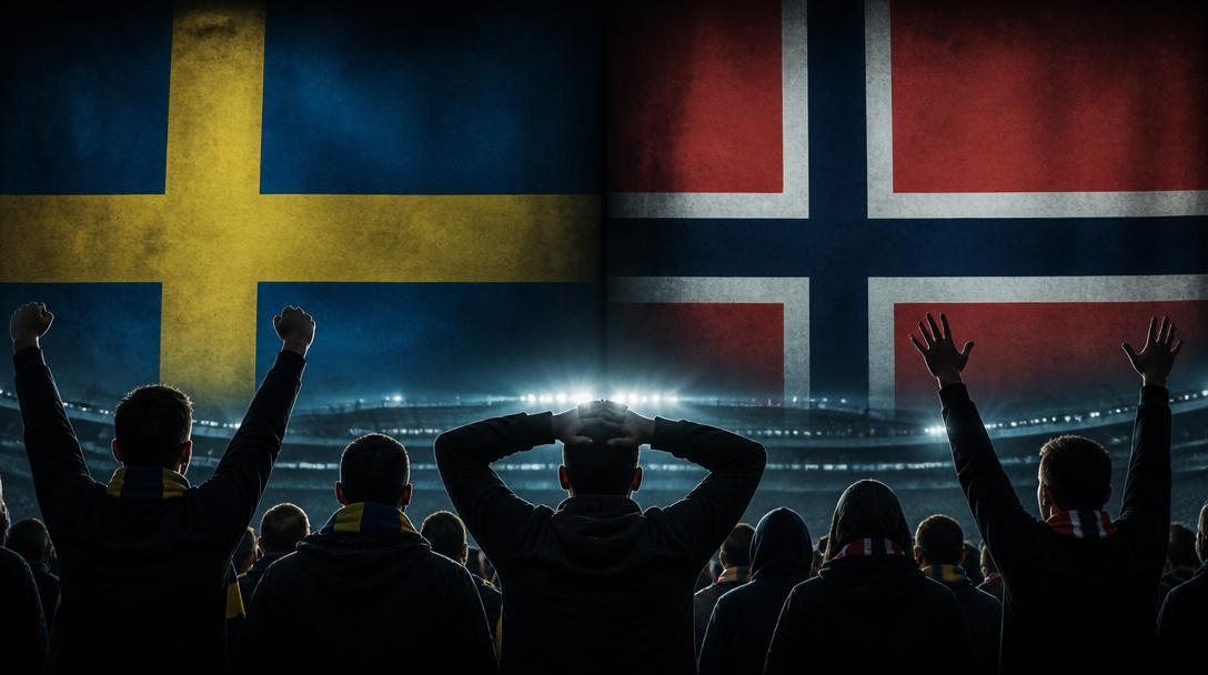 73 procent av svenskarna hejar på Norge inför VM-kvartsfinalen mot England