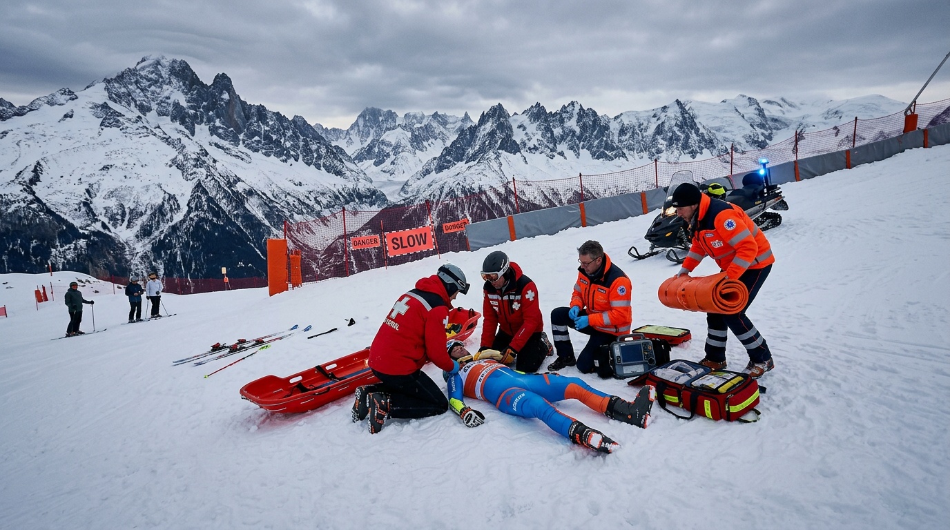 Aaron Lindström punkterade lungan och fick hjärnskakning i Paralympics-krasch