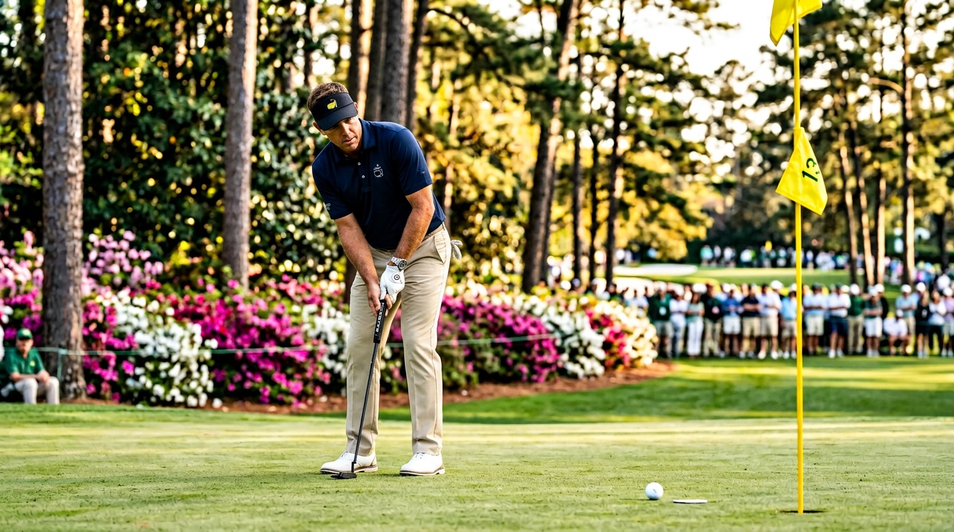 Åberg på delad 21:a plats i The Masters, åtta slag efter ledarna