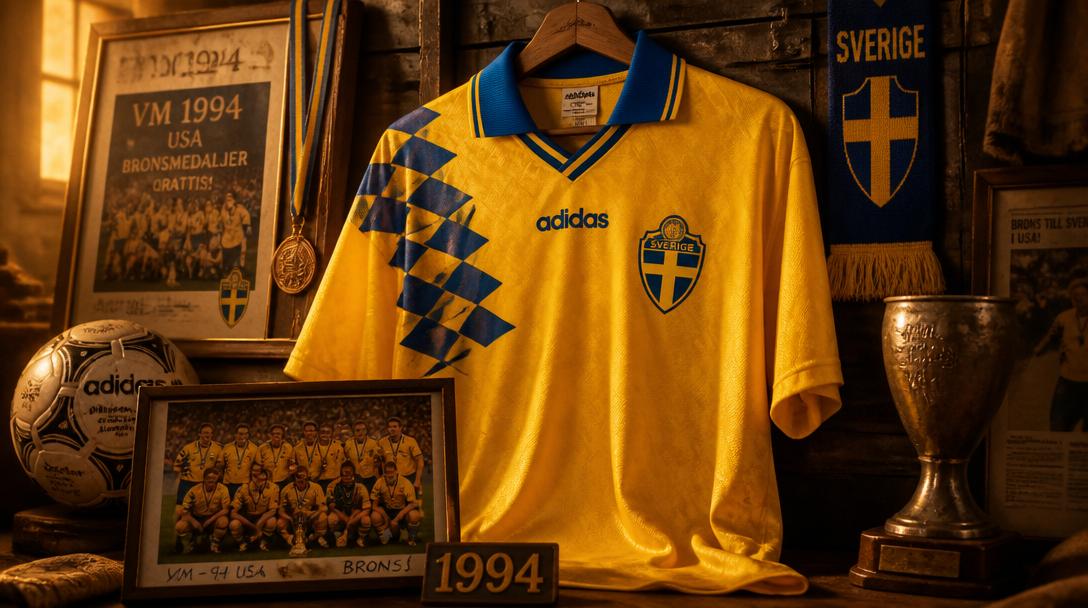 Adidas återlanserar ikoniska VM-tröjan från 1994, med Henrik Larsson som ansikte utåt