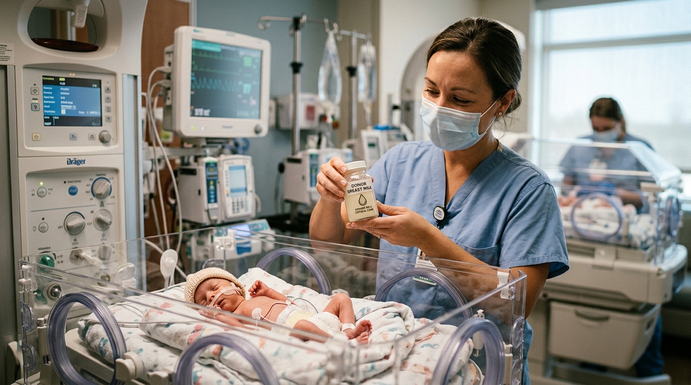 Akut brist på bröstmjölk på neonatalavdelningarna i Malmö och Lund