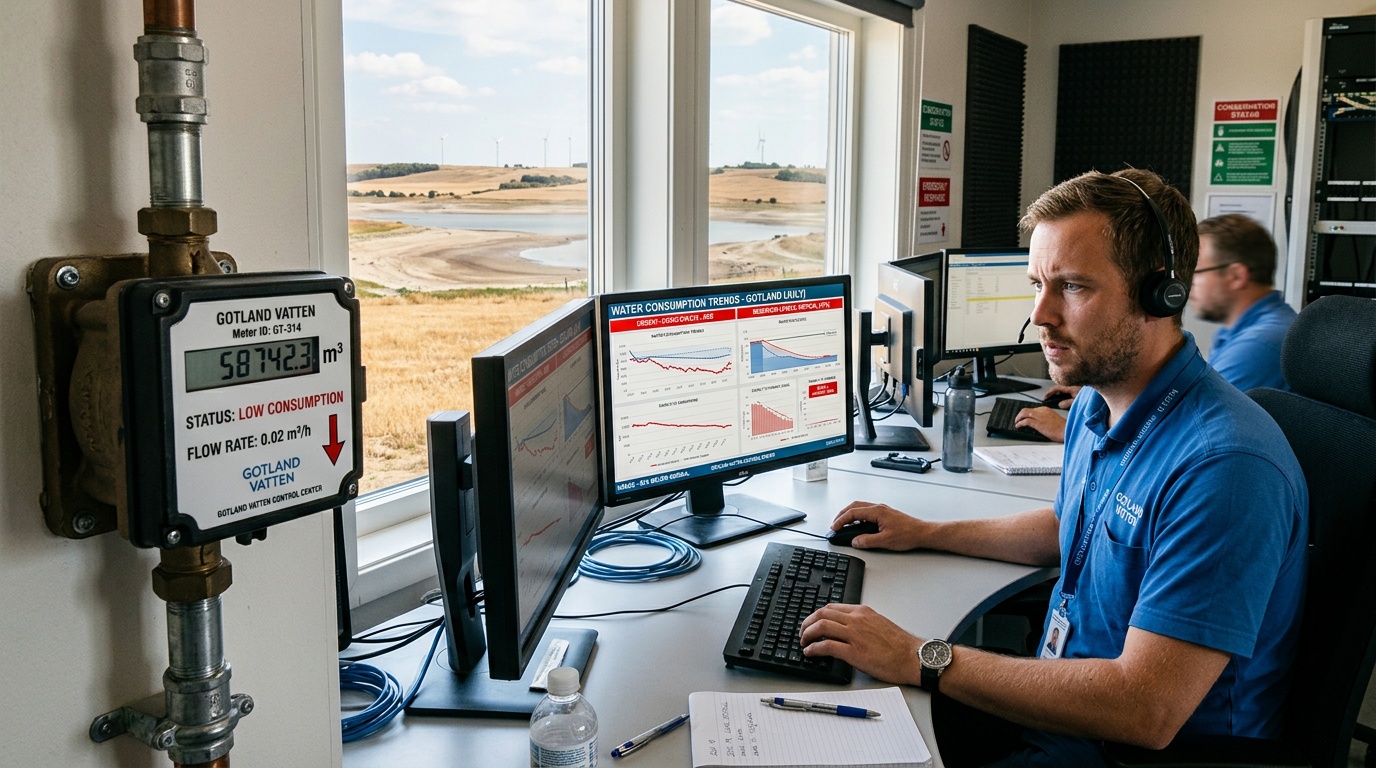 Akut vattenbrist på Gotland avvärjd efter att invånarna minskade förbrukningen