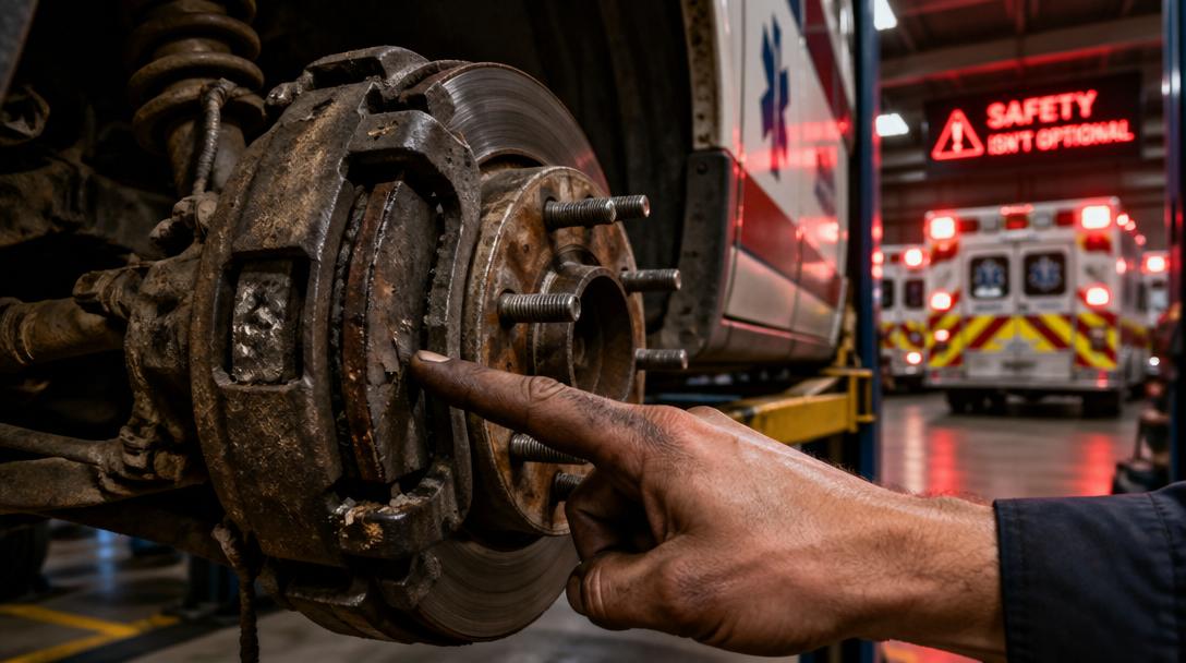 Ambulanser i Region Stockholm kördes trots underkänd besiktning