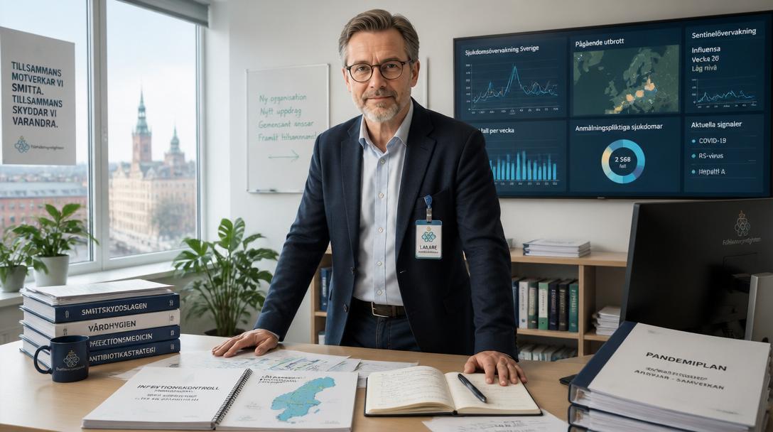 Anders Johansson tar över som statsepidemiolog den 1 oktober
