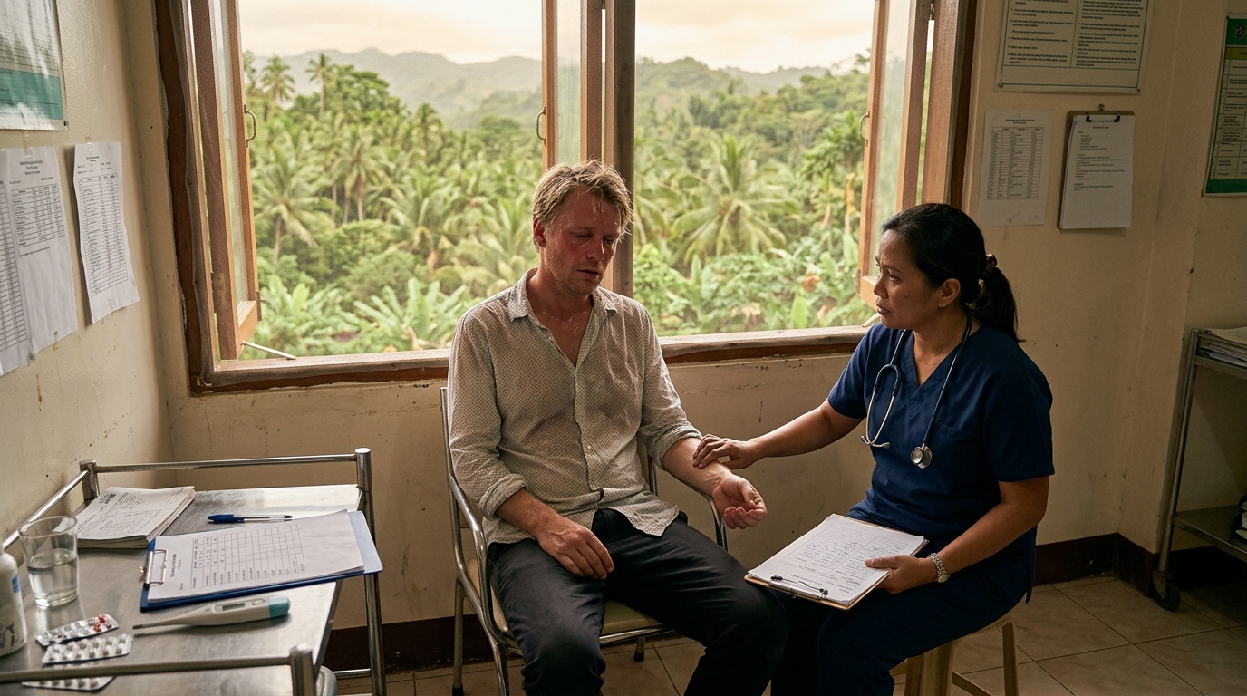 Anders Lundin fick denguefeber under Robinson-inspelning i Filippinerna