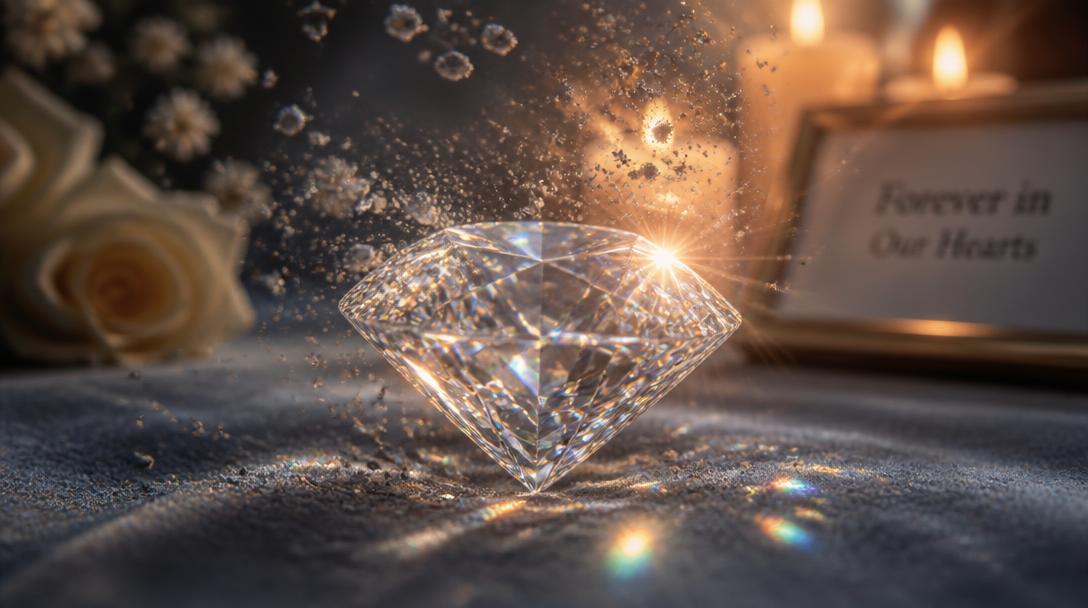 Anna Anka ska förvandlas till en diamant efter sin död