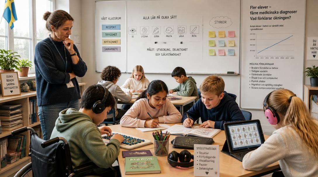 Antalet elever i anpassad grundskola har ökat med 77 procent i Göteborg sedan 2019