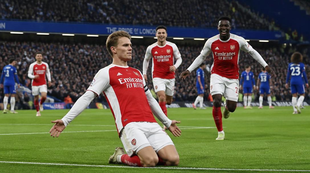 Arsenal vände och slog Chelsea – Gyökeres utan genomslag som inbyttare