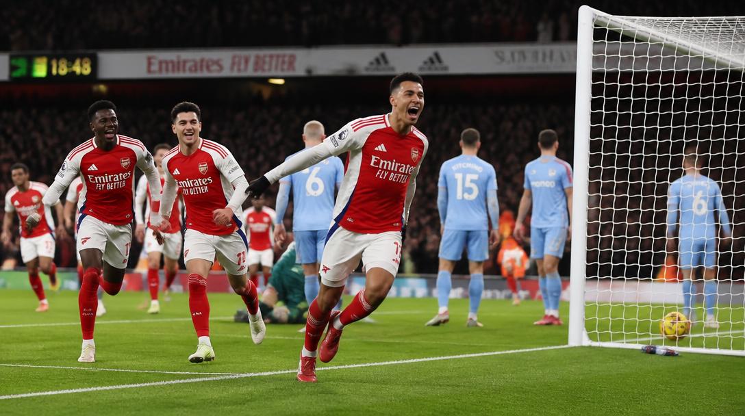 Arsenal vann premiären mot Coventry med 3–0