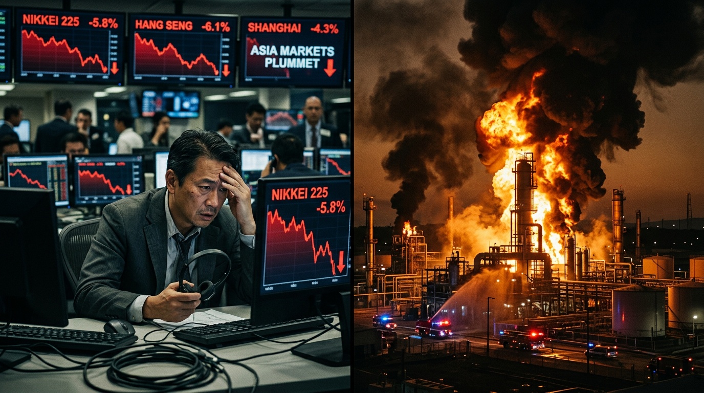 Asienbörserna rasar, Seoul handelsstoppat för andra gången på fyra dagar