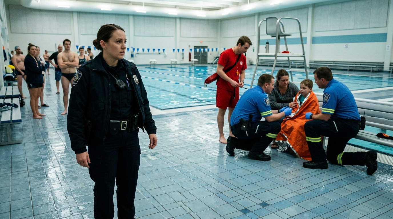 Barn under fem år till sjukhus efter drunkningslarm på Hylliebadet