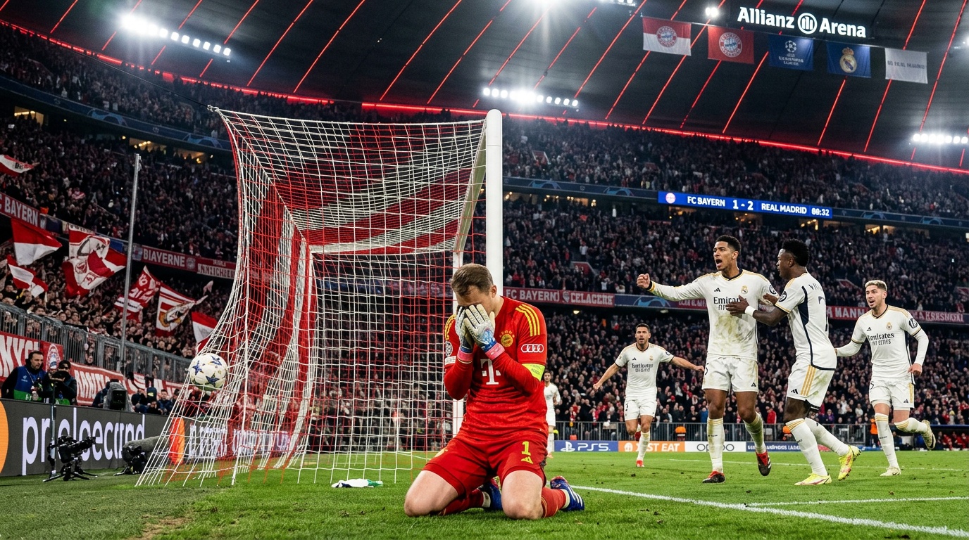 Bayern München till semifinal efter 4–3-thriller mot Real Madrid