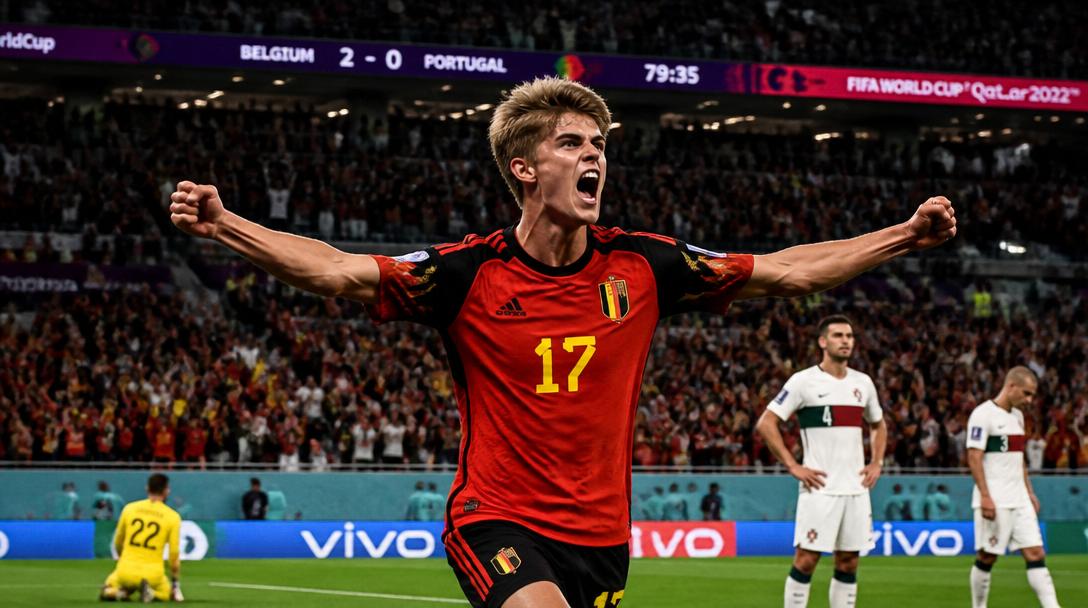 Belgien krossade USA med 4–1 och knuffade ut alla tre värdnationer ur VM