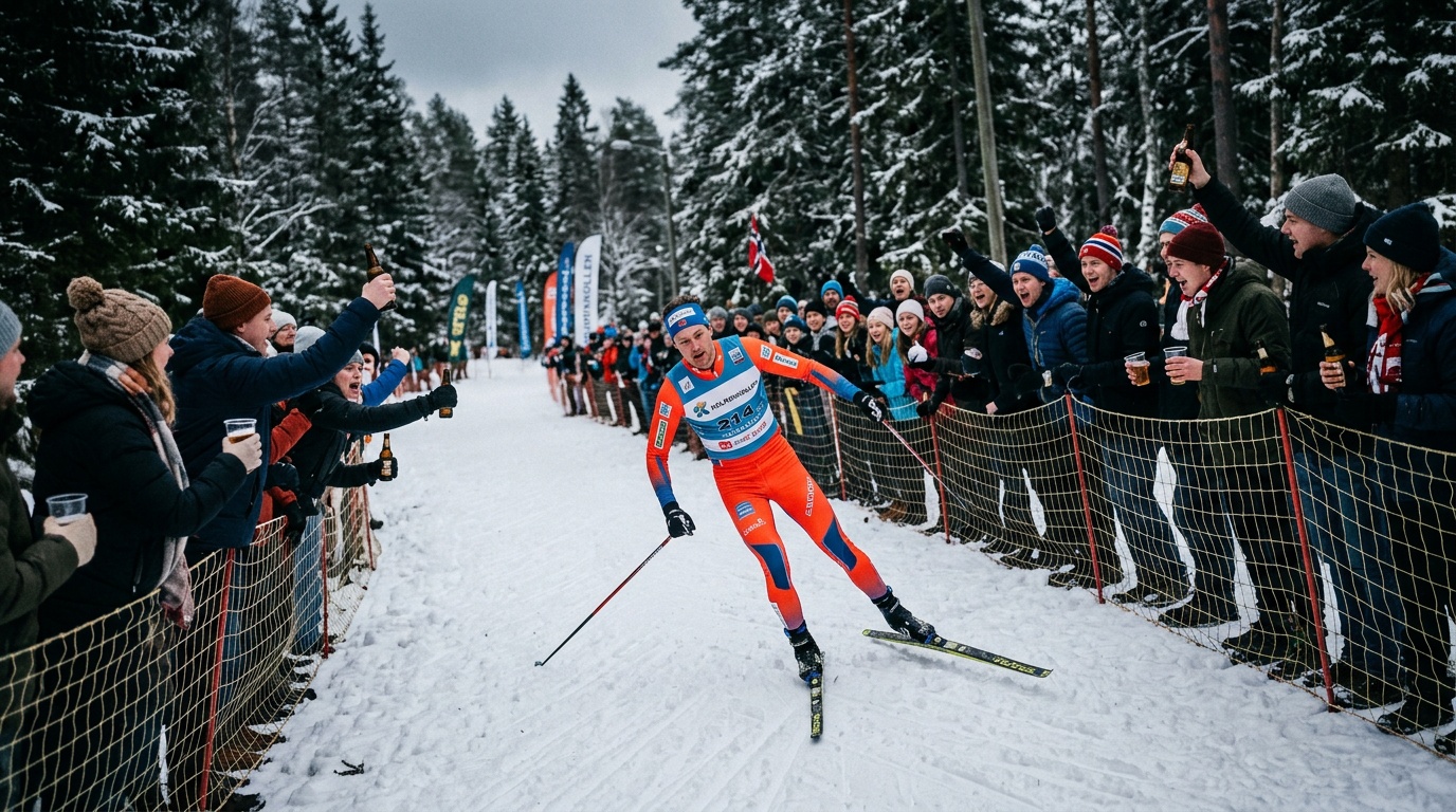 Berusad skidåkare drack tio öl under femmilen i Holmenkollen