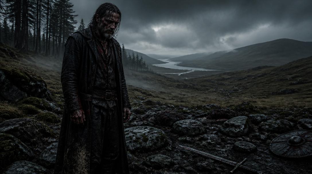 Bill Skarsgård spelar bandit i mörk Robin Hood-film