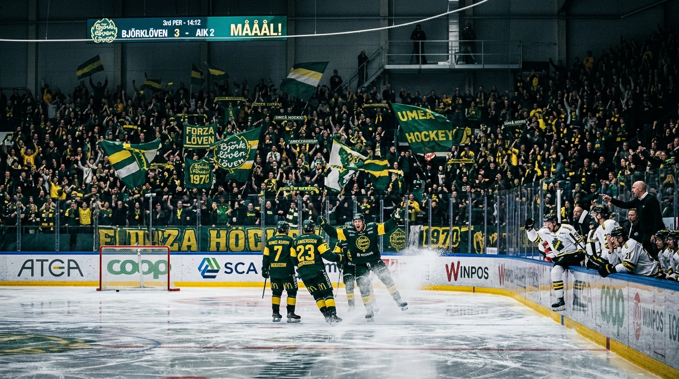 Björklöven klart för final – fyra segrar från SHL