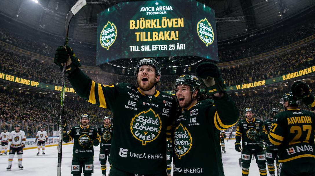 Björklöven vann SHL-premiären mot Djurgården med 3–0
