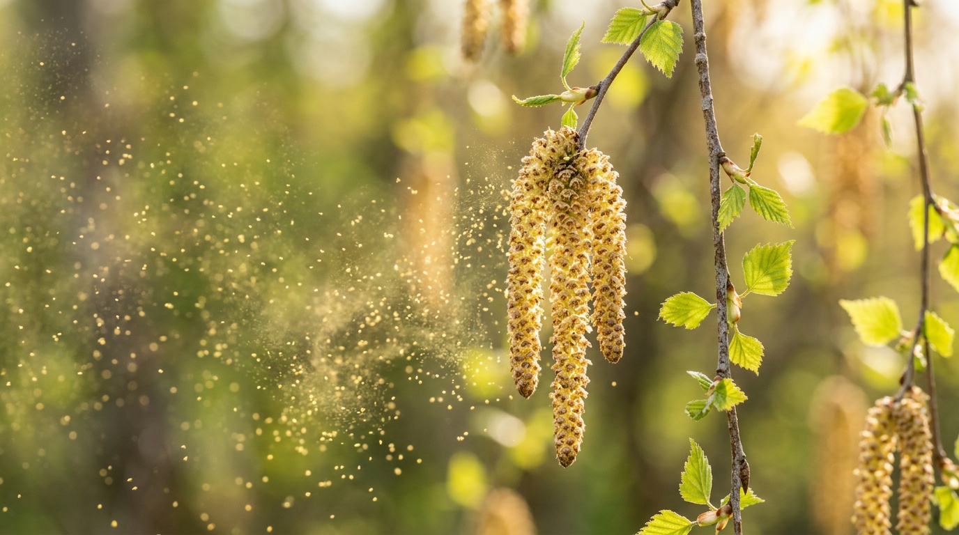 Björkpollensäsongen är igång, men ingen extremsäsong väntas