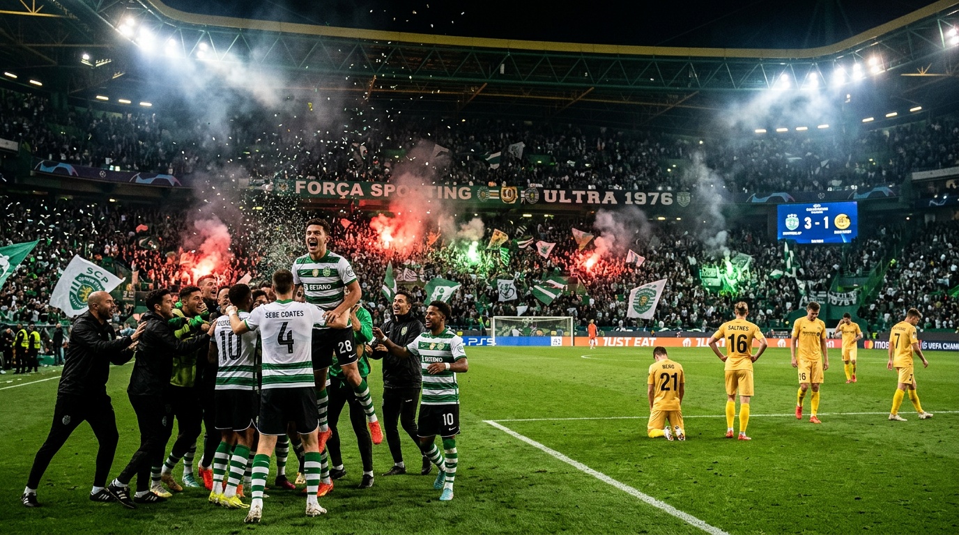 Bodø/Glimt åkte ut ur Champions League efter 5–0-kollaps i Lissabon