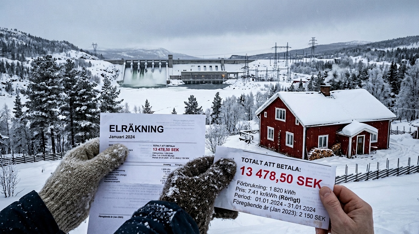Boende i Jokkmokk gör uppror mot elpriser som ökat med 300 procent