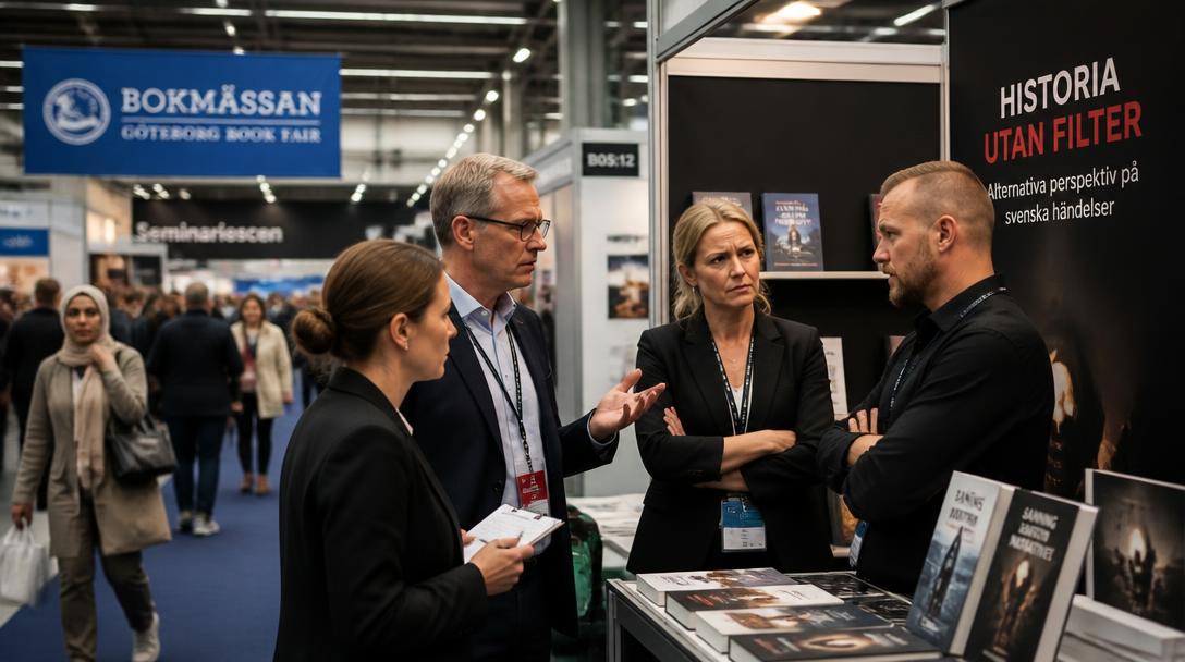 Bokmässan polisanmäld efter utställares beskrivning av palestinier