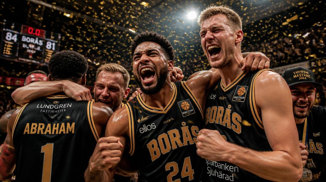 Borås vann SM-guld i basket efter att ha vänt 0–2 i finalen
