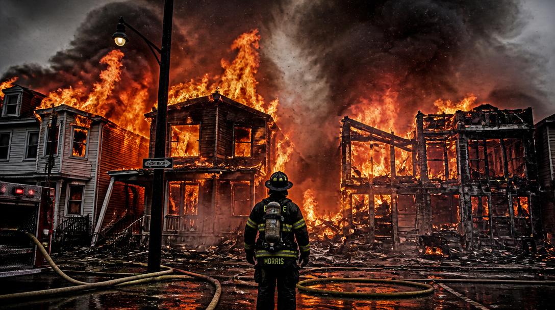 Brand i Arboga spreds blixtsnabbt, flera radhus brann ner till grunden