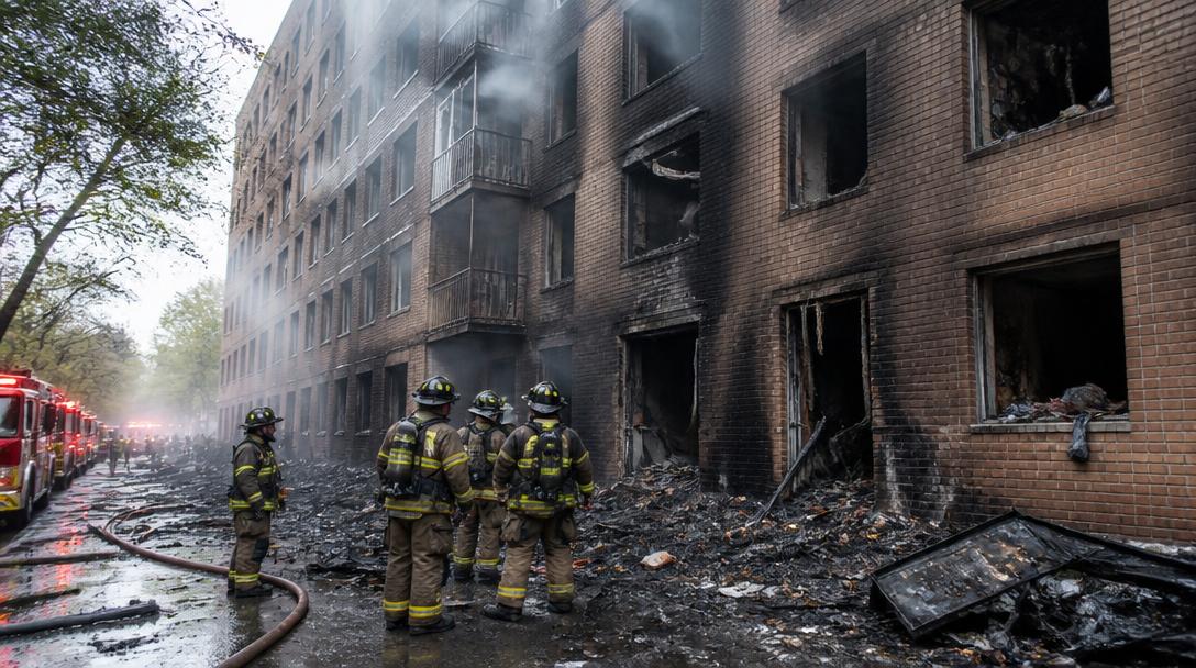 Brand i Linköping tvingade upp till 50 personer att evakueras