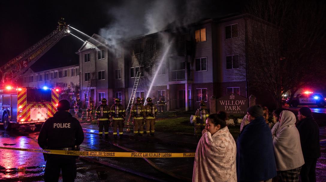Brand på HVB-hem i Kungsbacka – en person gripen efter bråk