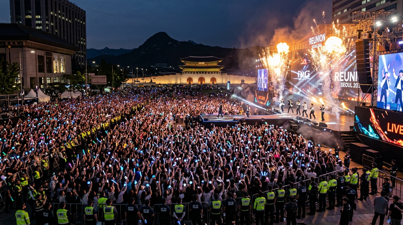 BTS återvände till scenen i Seoul inför 260 000 fans efter fyra års frånvaro