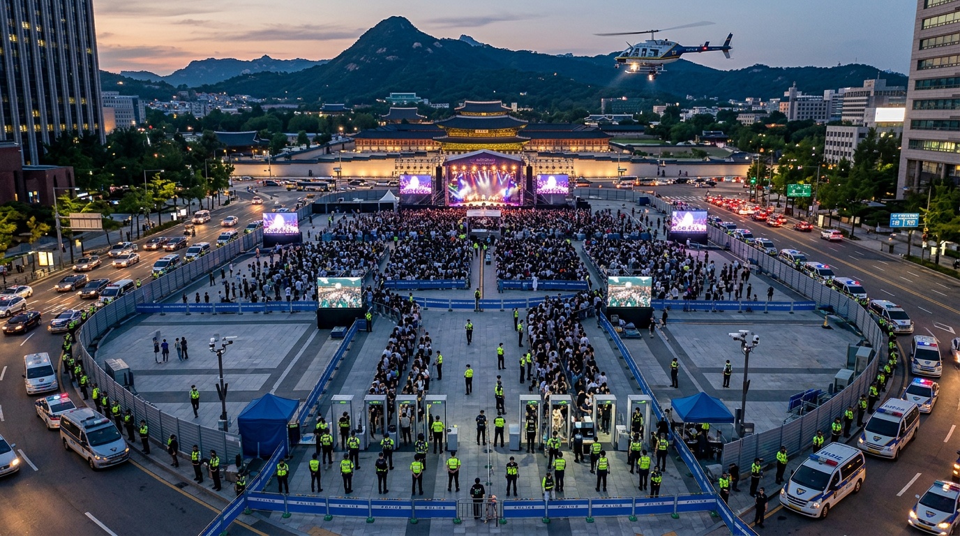 BTS gör comeback efter fyra år, Seoul höjer terrornivån inför konserten