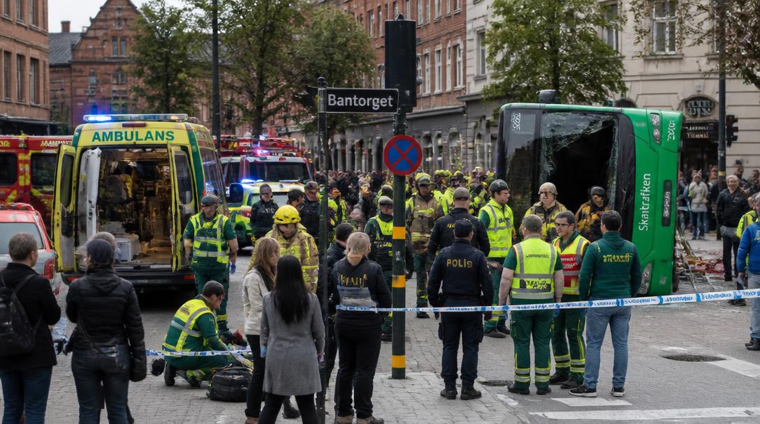 Busschaufför gripen för grovt drograttfylleri efter krock i Lund