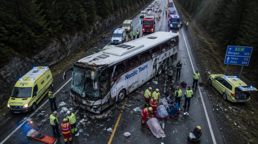 Busschauffören misstänks för vållande till annans död efter bussolycka i Småland