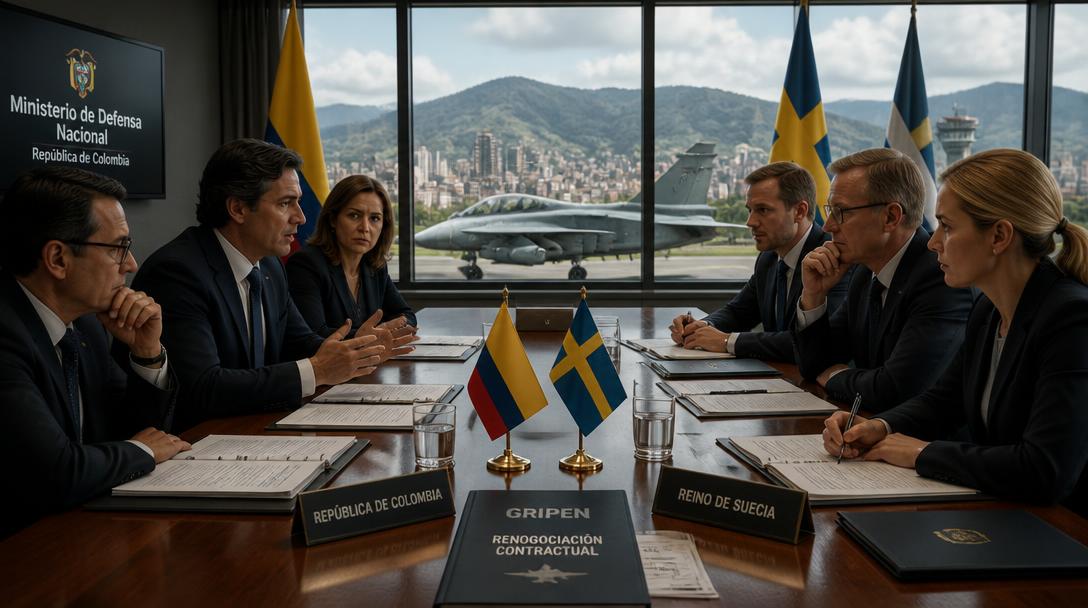 Colombia vill omförhandla Gripen-affären med Saab värd 35 miljarder
