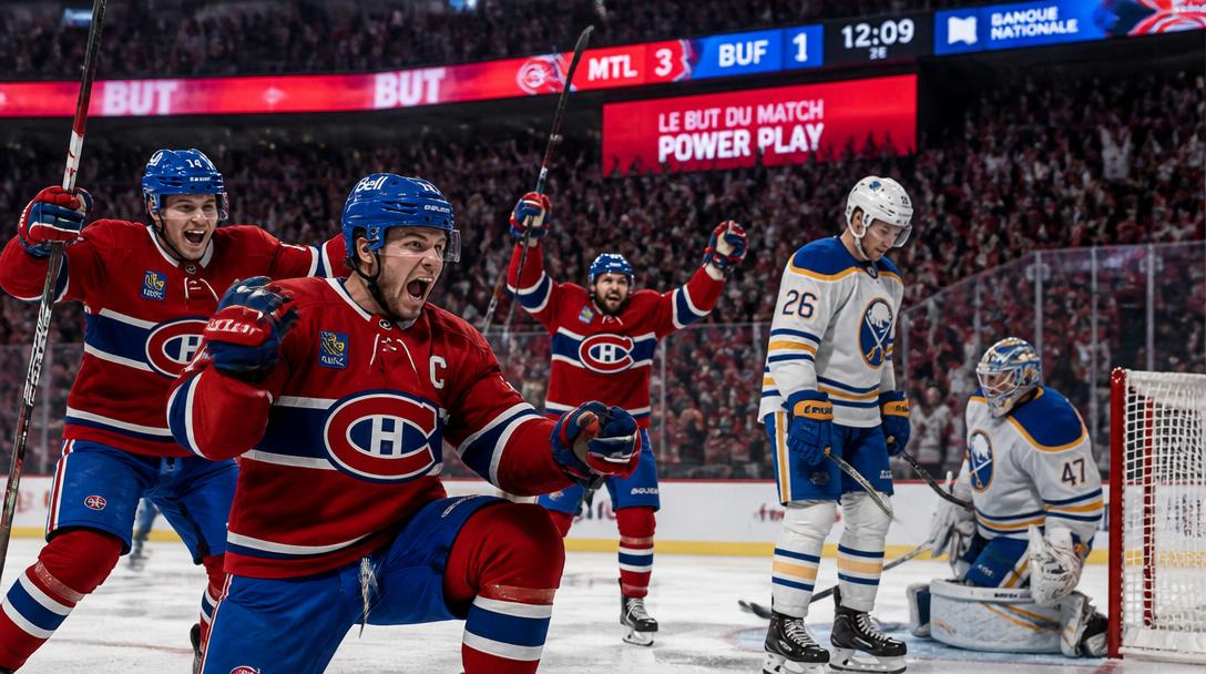 Dahlin poängsatte men Buffalo krossades – Montreal leder serien med 2–1